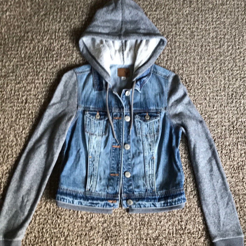 Sweatshirt jean jacket